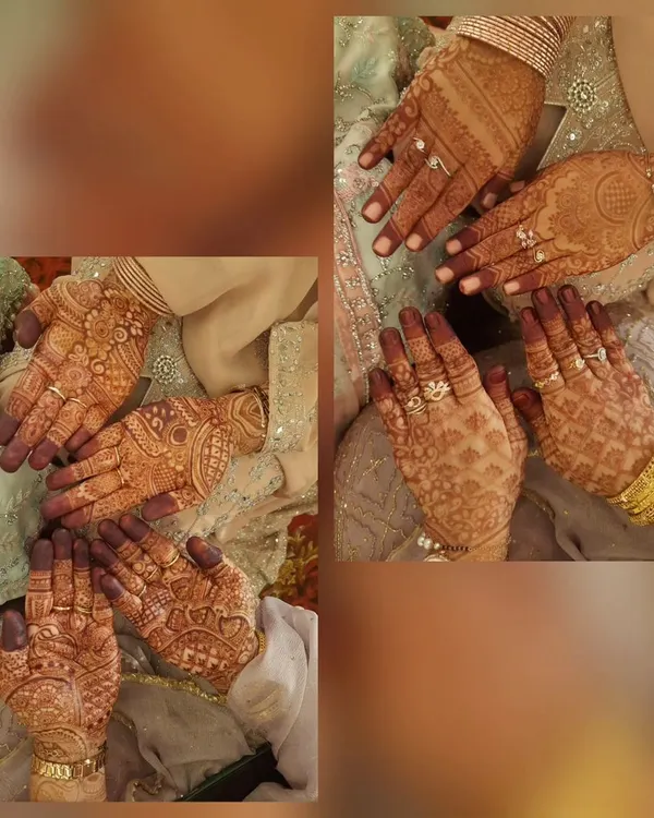 Stain goals for the whole family. It makes me so happy to see my organic henna art result in such deep, beautiful colors for everyone's celebration.