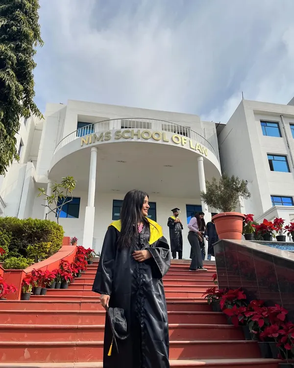 On the steps of NIMS School of Law during my convocation. This was a foundational moment in my journey to becoming the advocate I am today.