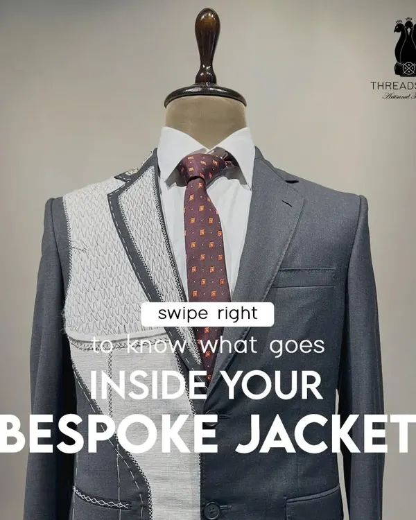 Ever wonder what goes inside your bespoke jacket? This is a look at the inner workings, from the hand-tacked canvas to the cotton padding, all meticulously assembled to create the perfect fit and structure.
