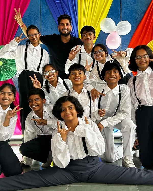 My talented dance troupe in their performance outfits. We work hard on our choreography and always remember to have fun as a team.