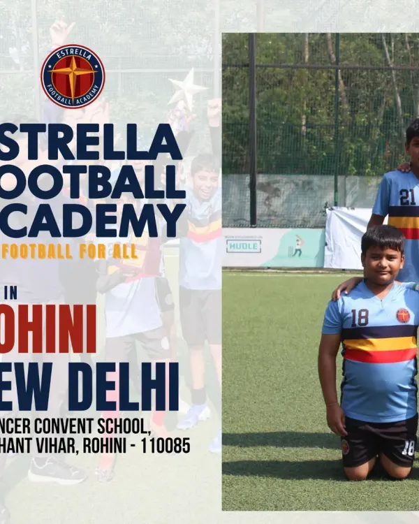 We are now in Rohini. Our newest center is at Lancer Convent School, bringing our AIFF and AFC certified coaching and high-intensity training sessions to another part of the city.