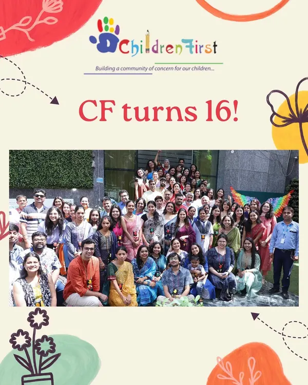 Children First turns 16! This group photo captures our incredible team. We have been building a community of concern for our children and youth for 16 years, and we are so grateful for everyone's support.