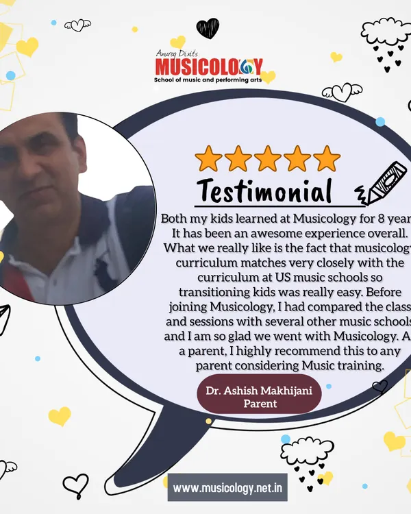 This testimonial from a parent whose children trained with me for eight years speaks to the quality and long term value of my curriculum. I am proud that my program structure is comparable to international music schools, ensuring a high standard of music education.