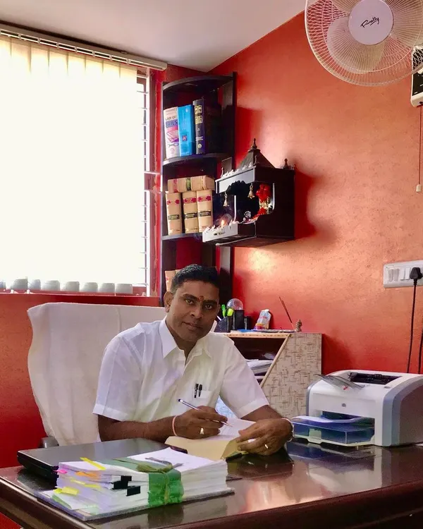 A significant part of my work involves meticulous preparation in my office. I review every detail of a case, from title deeds to prior sale agreements, to protect my clients' interests.