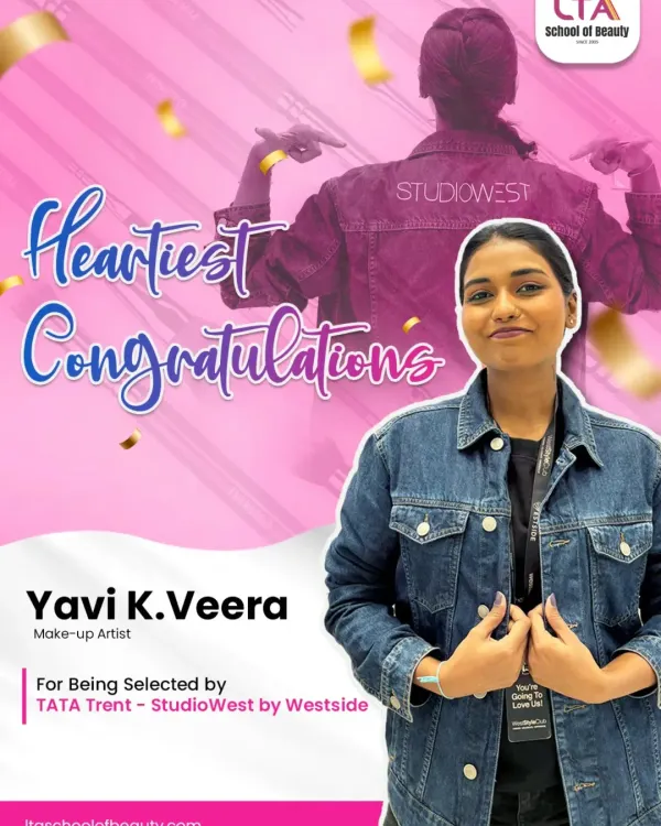 We are incredibly proud of Yavi K. Veera for turning her passion into a dream career with TATA Trent's StudioWest. Her success is proof that when talent meets the right training, opportunities follow.