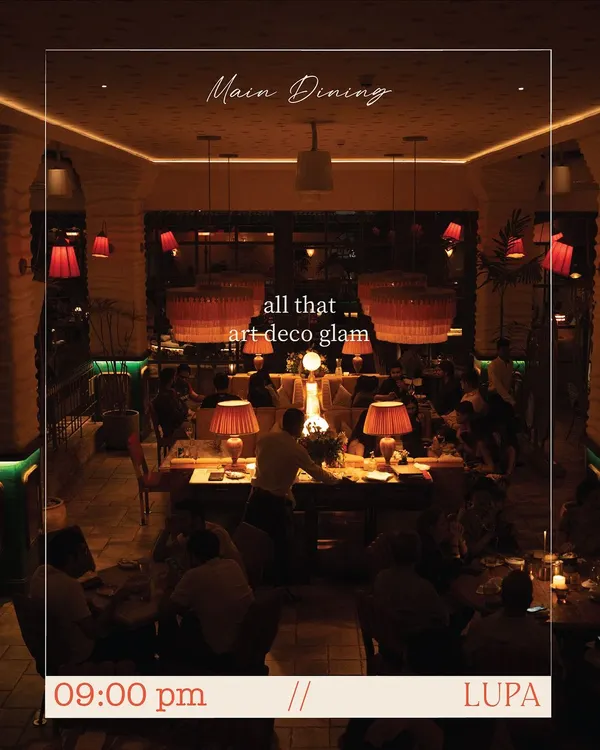 Welcome to our home. This is the heart of Lupa, where the energy is buzzing and the glamour of old-school Europe meets the warmth of a Bengaluru get-together. It's the perfect backdrop for big wins, small joys, and everything in between.