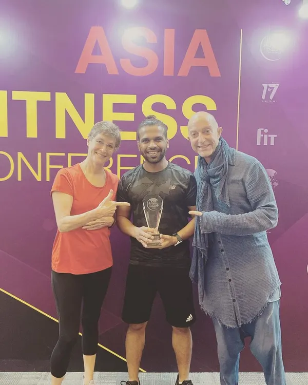 I am incredibly proud to hold the trophy for Asia's Personal Trainer of the Year. This award represents years of dedication, learning, and the trust my clients place in me.