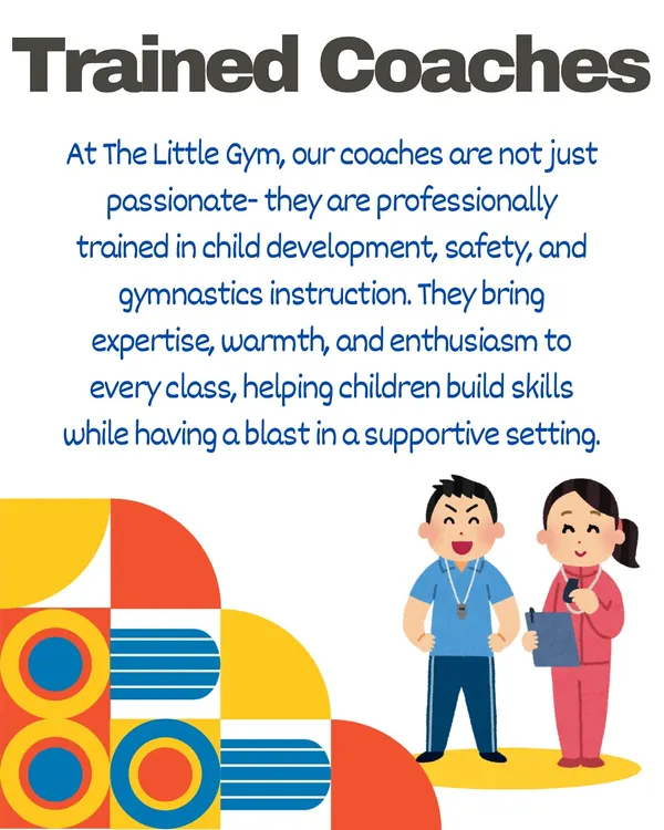 Our coaches are not just passionate; they are professionally trained in child development, safety, and gymnastics instruction to provide an expert and nurturing environment.