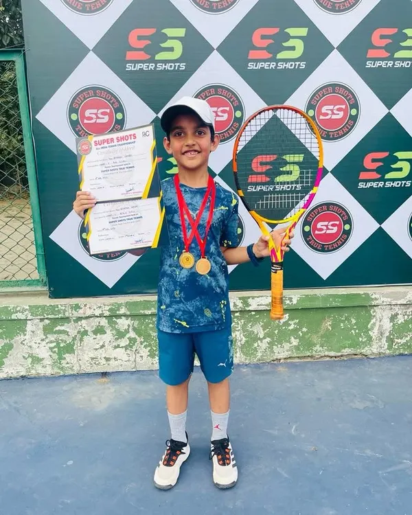 Meet Reyansh Gandhi, a star in the making. He was the winner in the Under-8 category and a semi-finalist in the Under-10 category at a local tournament, showcasing his great potential.