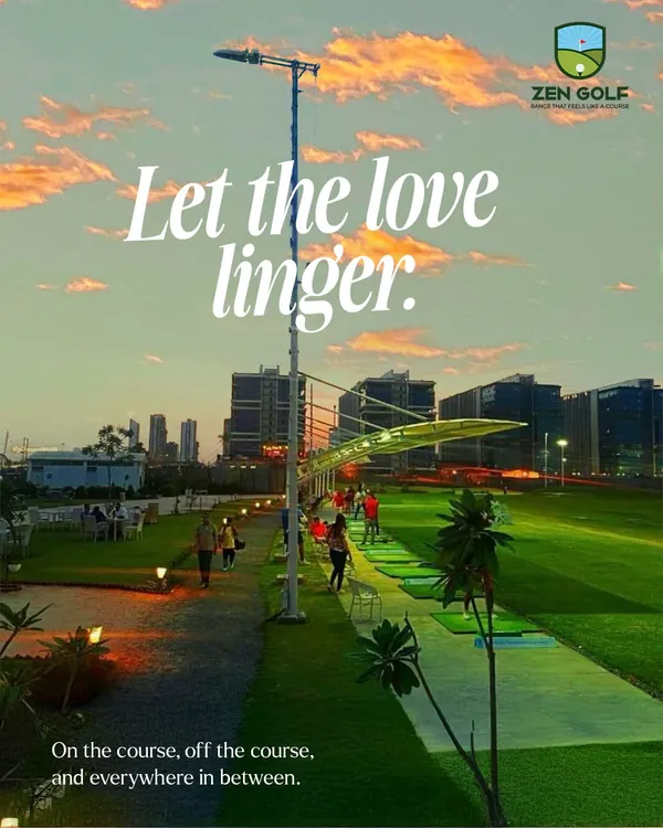 As dusk settles, the lights come on and the love for the game lingers. Our range is a beautiful place to be, on the course or off.