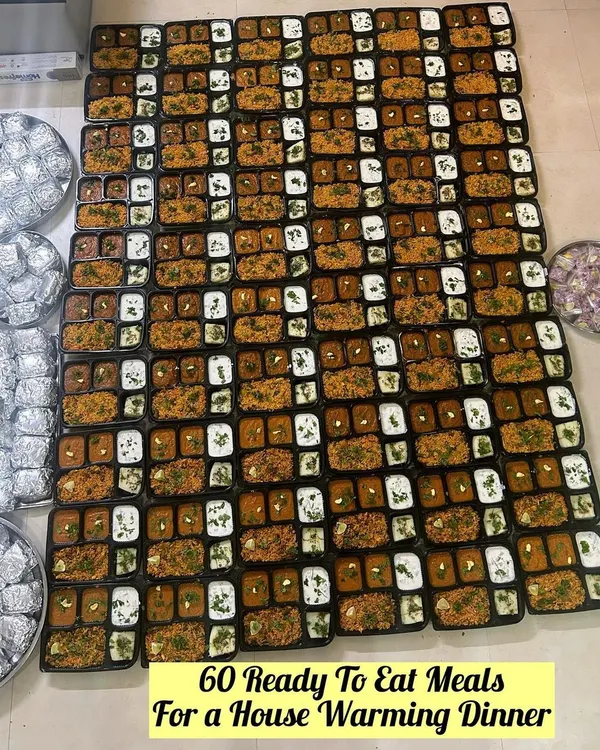 It was a pleasure to cater for a housewarming dinner. I prepared 60 ready to eat meals, all individually packed for convenience, so the hosts could enjoy the party without any hassle.