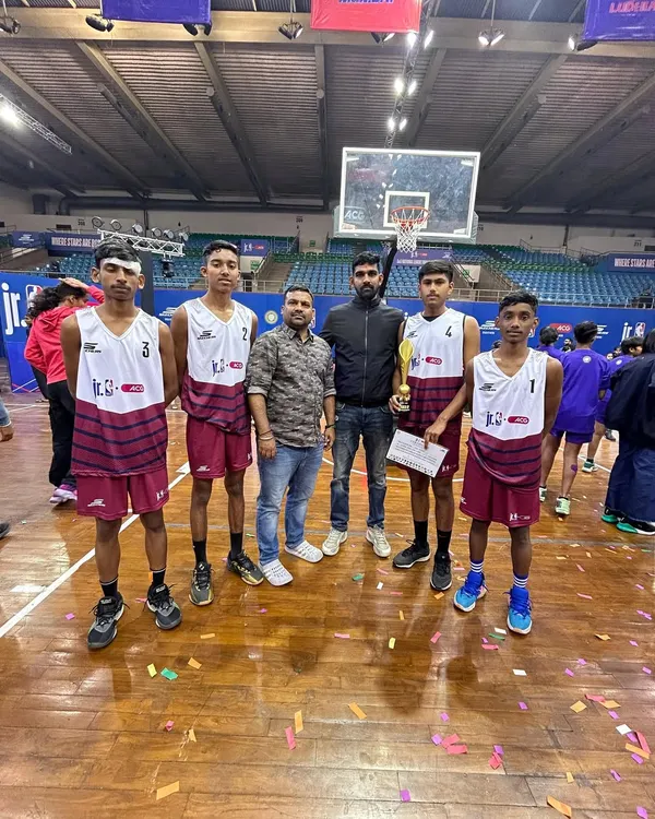 This is what we work for. Celebrating with my Under-14 boys after becoming the national runner-up at the Jr. NBA finals. This is a moment of pride for the entire Kids Basketball Academy.