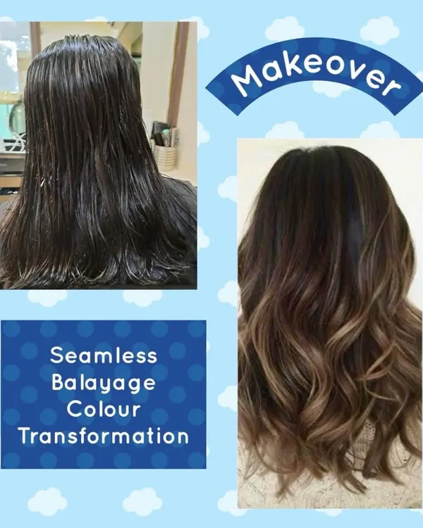 We love a seamless balayage transformation. For this look, we hand-painted lighter tones through the mid-lengths and ends to create a beautiful, natural-looking melt. The result is a dynamic, modern style with dimension that will grow out gracefully.