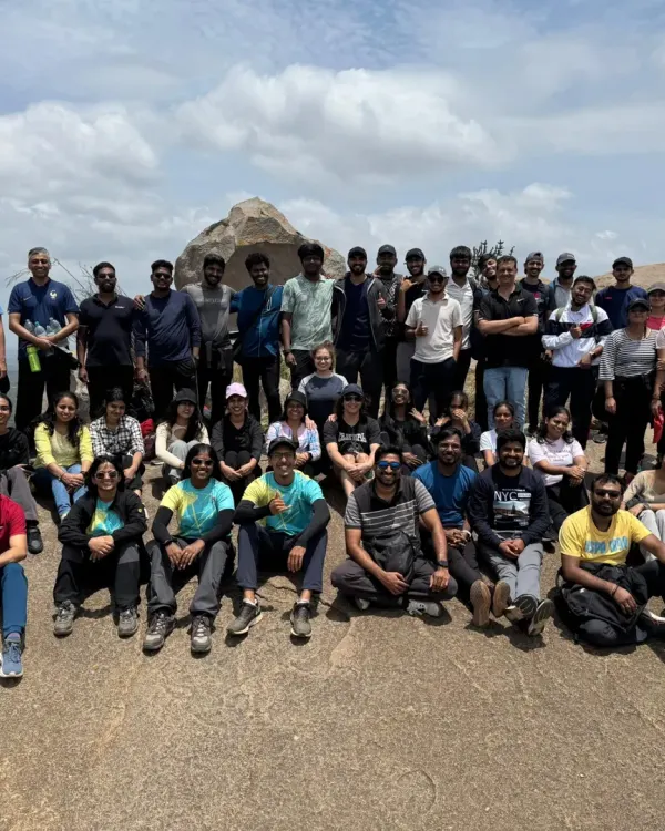 Taking team building to new heights. I organized a refreshing corporate escape to Uttari Betta for this large team, where they could connect outside the office and enjoy the rewards of nature.
