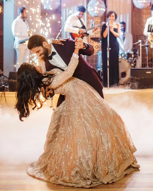 This is the moment every couple dreams of. We help you create these picture perfect memories with choreography that feels natural and looks stunning, complete with a dramatic dip surrounded by smoke and sparklers.