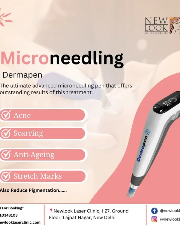 We use advanced tools like the Dermapen for our Microneedling treatments. This device allows for precise application to effectively target concerns like acne, scarring, signs of aging, and even stretch marks.