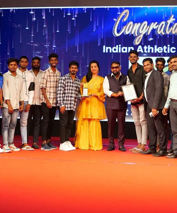 We are humbled and honored to receive this award at the India Trade Awards 2024. This recognition belongs to our entire team of coaches and hardworking athletes.