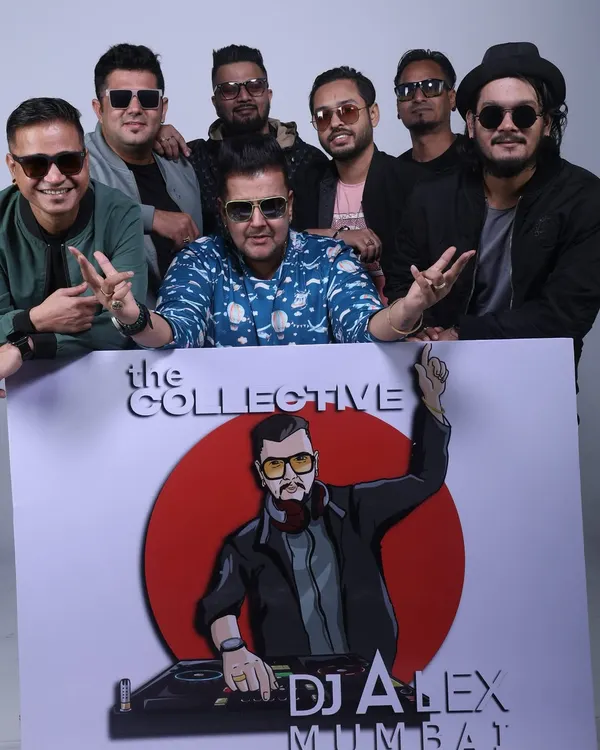 This is my crew, 'The Collective'. We are a team of artists, performers, and creators united by a mission to push the boundaries of live events. When you book me, you get this entire powerhouse of talent.