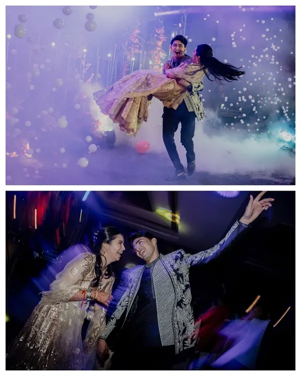 The grand entrance and the intimate dance. We capture the full story of the Sangeet night, from the big, dramatic moments to the small, shared smiles on the dance floor.