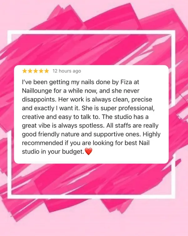 Another 5-star review from a happy client who loves the clean, precise, and creative work. It's always my goal to be professional and easy to talk to.