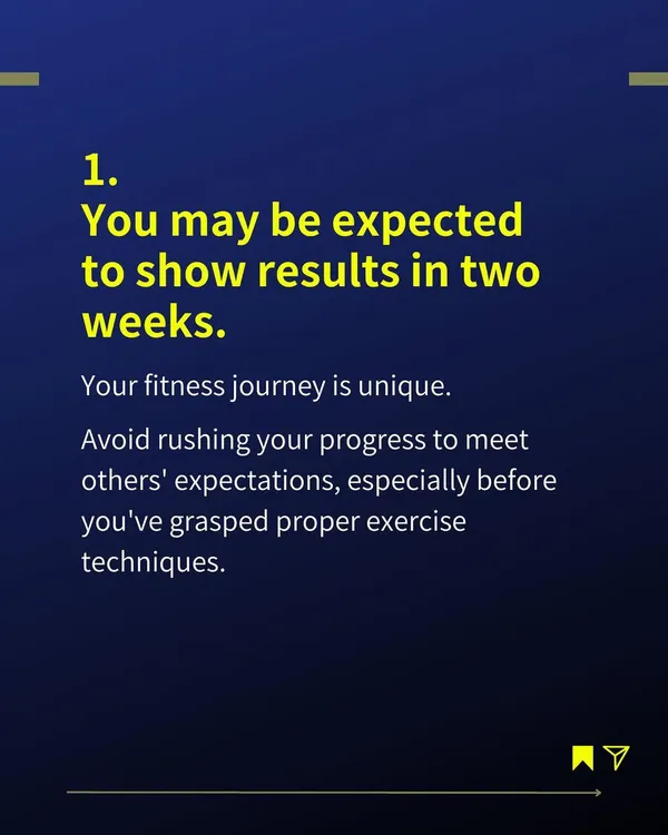 Tip 1: Your fitness journey is unique. Avoid rushing your progress to meet others' expectations, especially before you have grasped proper exercise techniques.