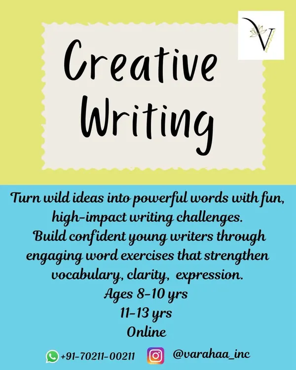 Every child has stories in their head; we help them find the right words. Our Creative Writing class for ages 8-13 uses high-impact challenges and word exercises to build confidence, strengthen vocabulary, and foster clarity of expression.