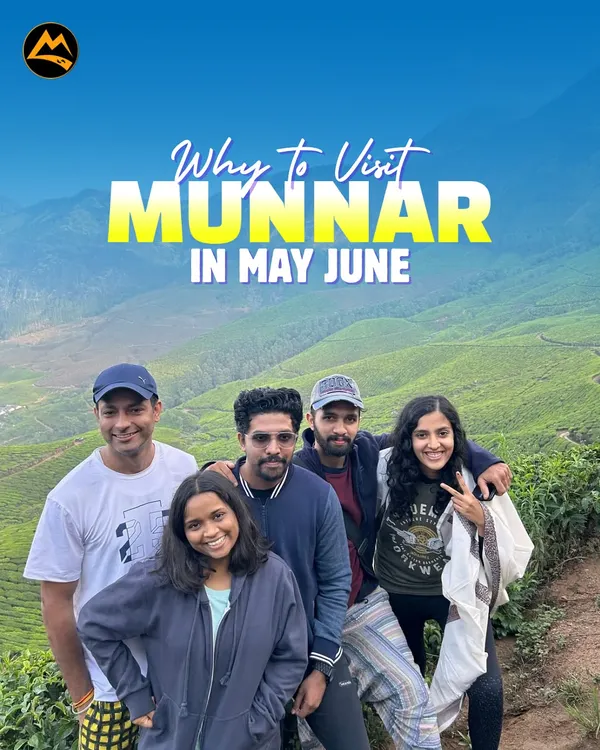 Wondering why you should visit Munnar in May and June? This carousel explains it all, from the pleasant weather to the lush tea gardens and blooming flora.
