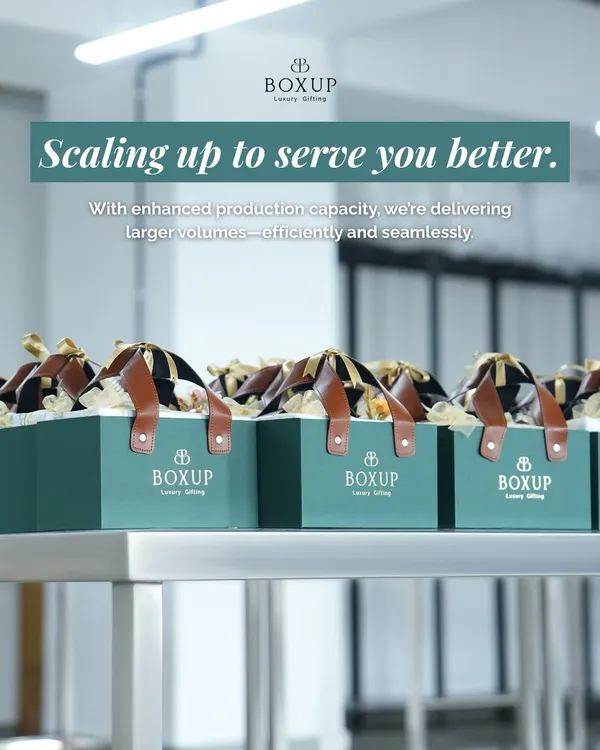 We are scaling up to serve you better. With our enhanced production capacity, we can now deliver larger volumes of corporate orders efficiently and seamlessly.