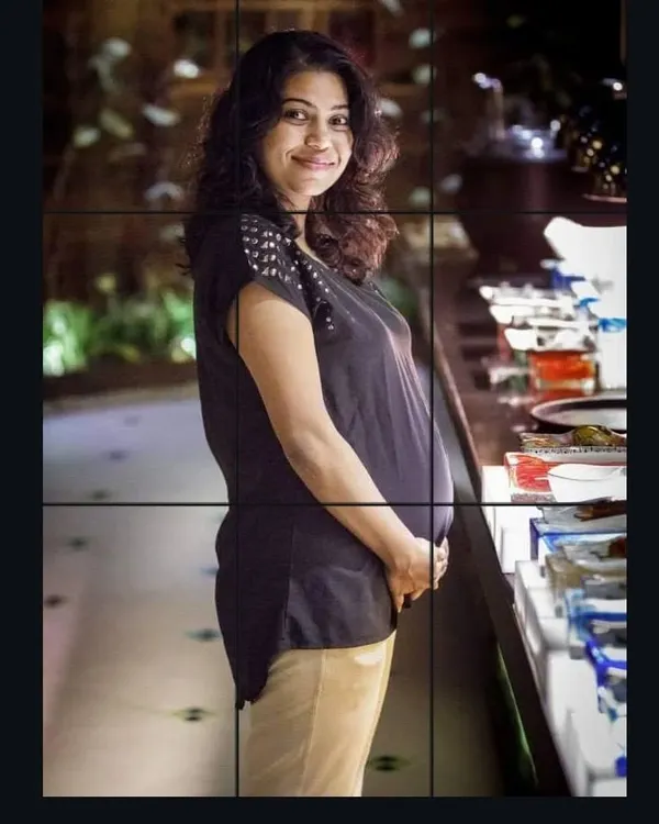 A throwback to my first pregnancy. I often hid in loose, dark clothing because I was unsure how to dress my new body, which impacted my confidence when going out.