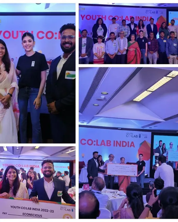 A proud moment for us, winning the UNDP YouthColab challenge for our work in the circular economy. This recognition fuels our motivation to keep innovating.