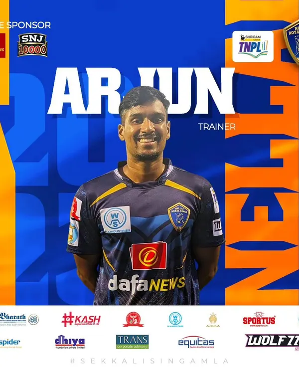 My official trainer poster for the Nellai Royal Kings. It's an honor to be entrusted with the physical preparation of a professional cricket team.
