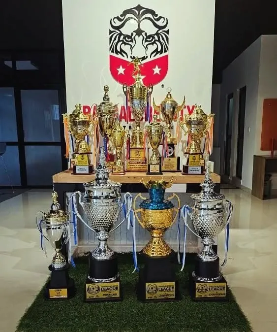 A look at our trophy collection from the Mini Dribblers League. We build a winning mentality from the earliest age groups.