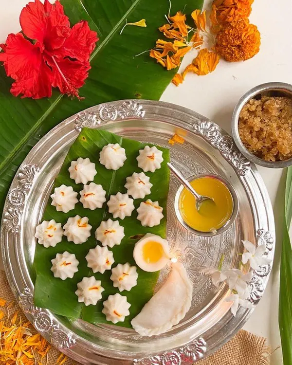 From our kitchen to your home, may your Ganesh Chaturthi be filled with love and sweet memories. We specialize in handmade festive treats like these traditional Ukdiche Modaks.