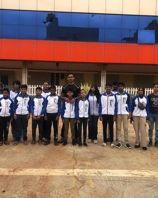 The HPKA team ready to depart for our summer karate camp in Ooty. These trips are a highlight of our year.