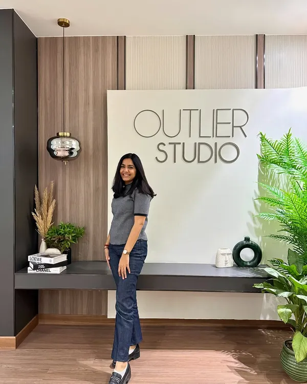 Hey everyone, I’m Ishita, the founder of Outlier Studio. I started this journey in 2019 from a small room in my home, and I am filled with gratitude for how far we've come, thanks to my incredible team and amazing clients.