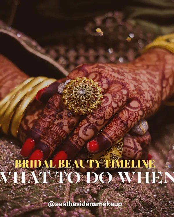 This is the ultimate bridal beauty timeline to keep your prep organized and stress-free. Planning ahead is key to glowing with confidence on your big day.