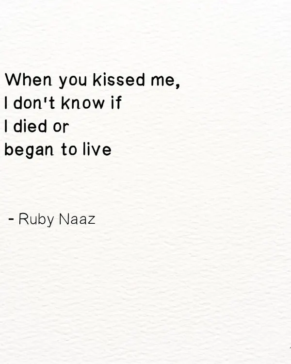 The first kiss is often overrated; it's the last kiss that holds so much weight. This poem is a reflection on the power and memory of a final kiss.