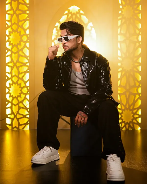This is the kind of high-impact, editorial shot I love to create. Using dramatic studio lighting with a custom-built background, I can produce striking images for a men's fashion portfolio or brand campaign that demand attention.