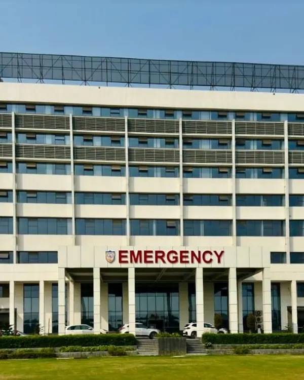 The Indraprastha Medical Institute on GT Karnal Road is a testament to our expertise in large-scale healthcare architecture. This facility is designed to be a world-class educational and medical hub, featuring a modern facade and functional planning for high-volume patient care.