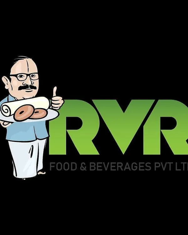 This is our official logo for RVR Food & Beverages. The caricature is of my father, representing the personal touch and heritage behind our brand.