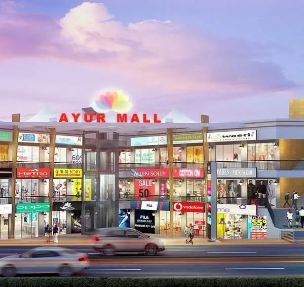 This architectural visualization of Ayur Mall captures our vision for creating vibrant commercial hubs. We focus on designs that enhance user experience and drive footfall, blending striking aesthetics with functional, cost-effective solutions.
