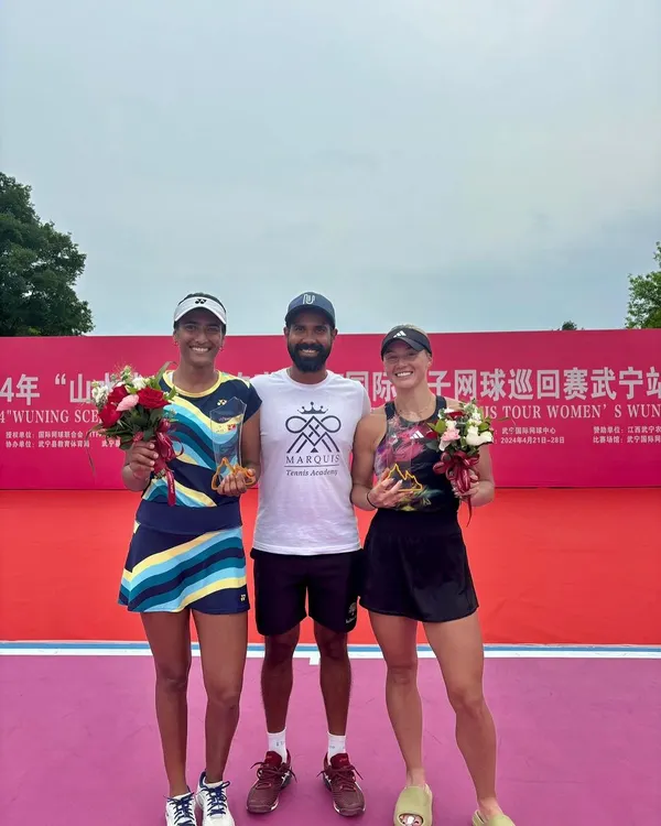 Congratulations to our player Rutuja Bhosale and her partner on their W50 Wuning doubles title. This is the level of success we strive for.