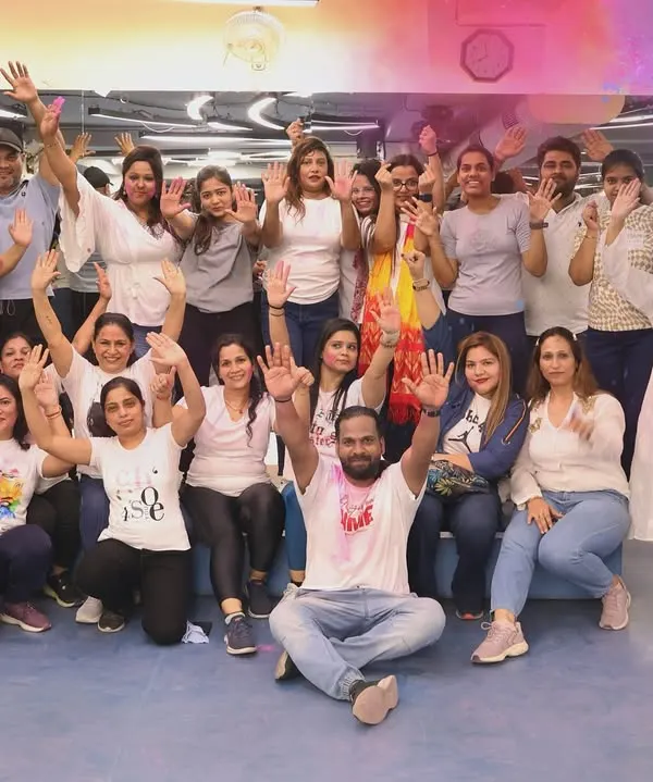 Our crew celebrating Holi together. We believe in filling life with sweet memories, endless laughter, and the brightest colors.