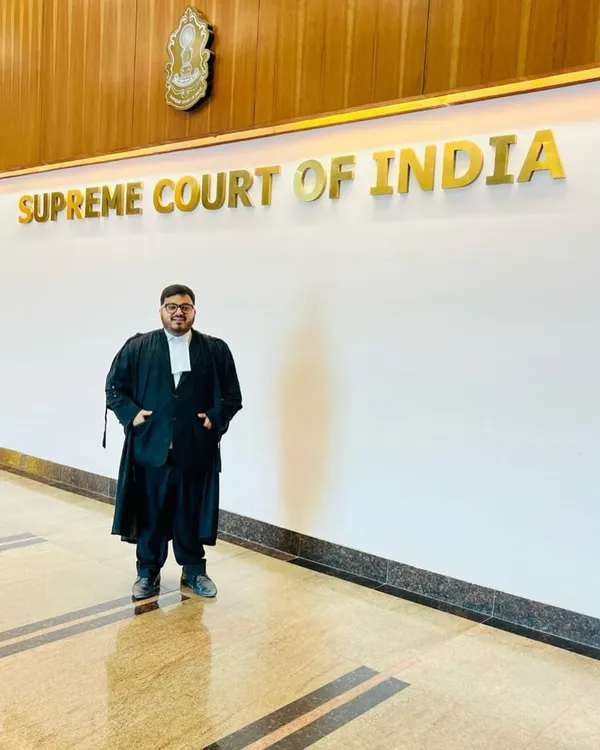 Inside the Supreme Court of India. It is essential to put your feet in the right place and then stand firm for justice. This is the highest court of the land, and appearing here is a privilege I take very seriously.