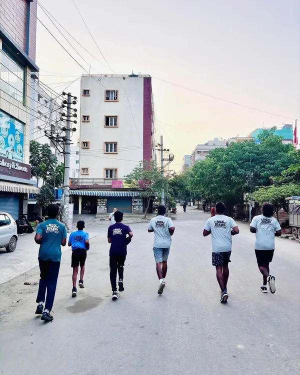 Roadwork is a fundamental part of a fighter's training. We take the team out for runs to build the cardiovascular base needed to go the distance.