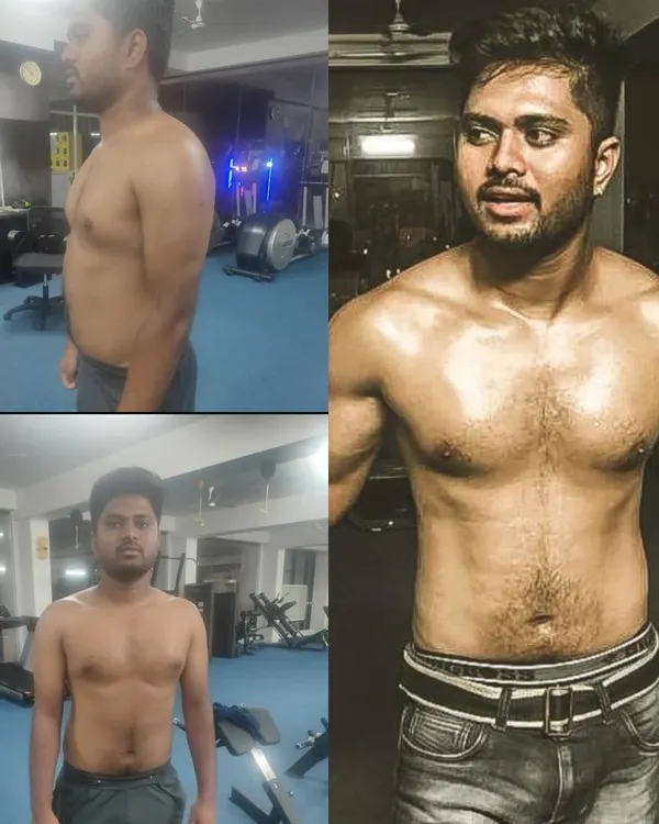 This is what dedication looks like. In just a few months of consistent effort, this client completely reshaped his physique, building muscle definition and shedding body fat.