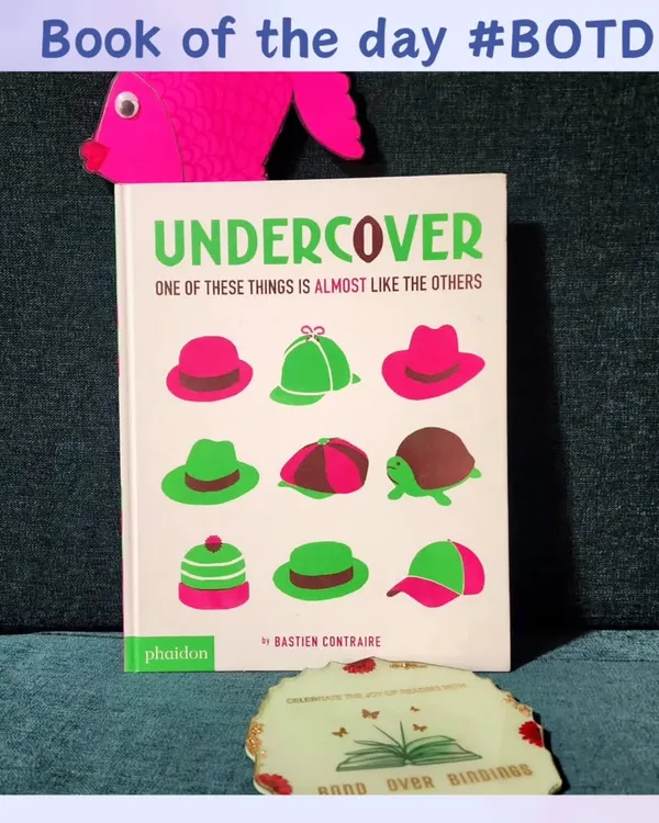 "Undercover" is a brilliant wordless picture book that's all about perception. It's a visual puzzle that challenges kids to find the odd one out on every page.