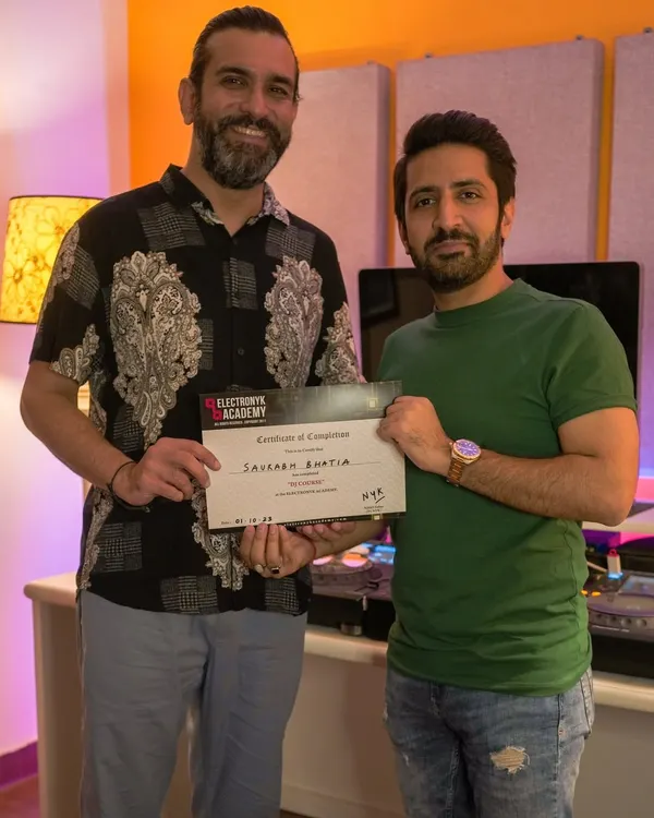 A proud moment presenting a certificate of completion to my student Saurabh. He balanced a corporate job with his passion for music, and his dedication throughout the annual mentorship program was truly inspiring.