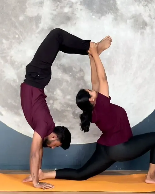 Here, we explore the balance between strength and surrender. My teacher training course goes beyond individual practice, incorporating partner work that builds trust, communication, and a deeper understanding of yogic principles in a shared space.