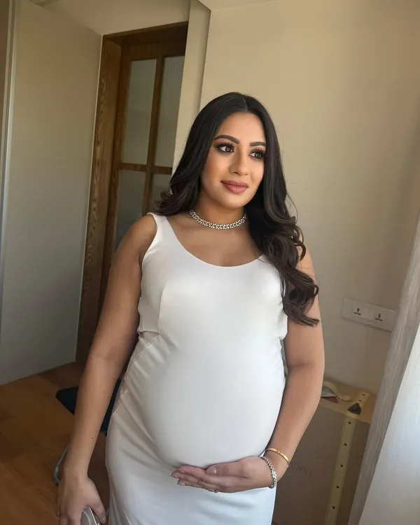 Feeling showered with love. For this beautiful mom-to-be, I created soft, glamorous waves for her baby shower, making her feel pretty and celebrated.
